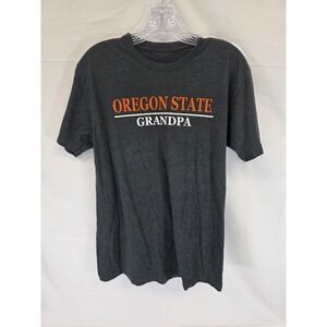 Oregon State Grandpa T-Shirt Mens Small Charcoal Heather Grey Beavers NCAA Tee
